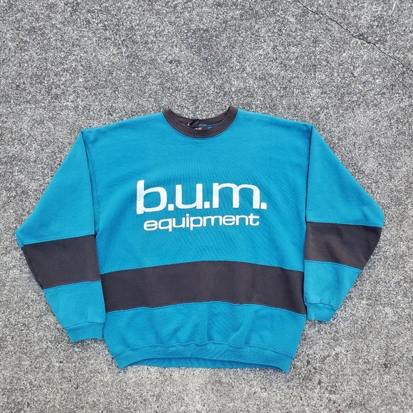 Vintage Other - Vintage 90s Bum Equipment Colorblock Sweatshirt